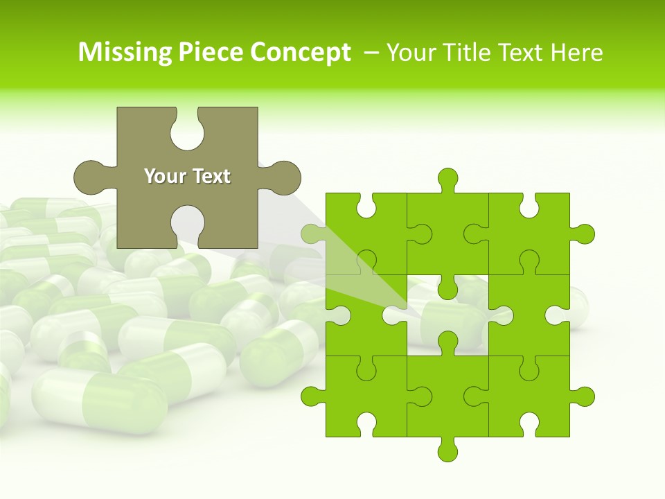 Pharmacy White Closeup PowerPoint Template