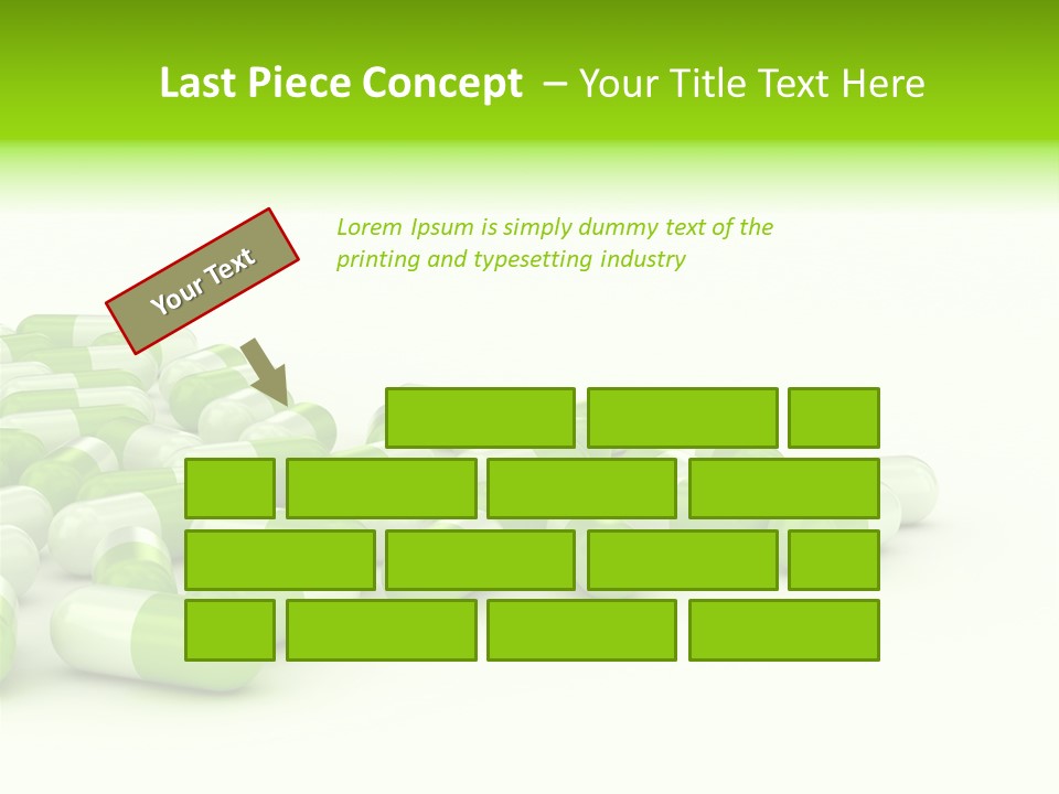 Pharmacy White Closeup PowerPoint Template