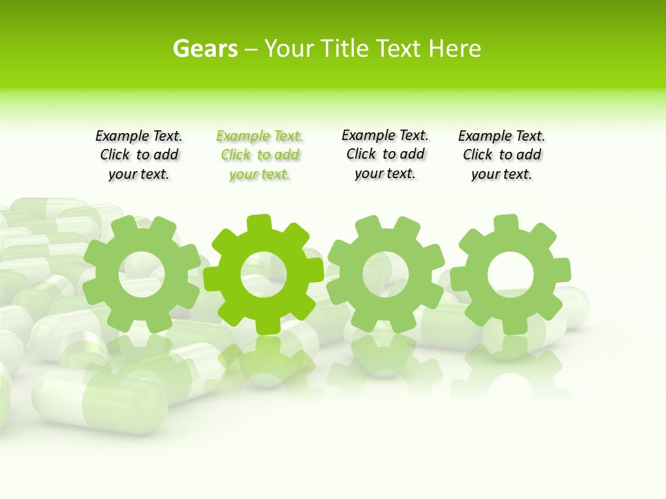 Pharmacy White Closeup PowerPoint Template