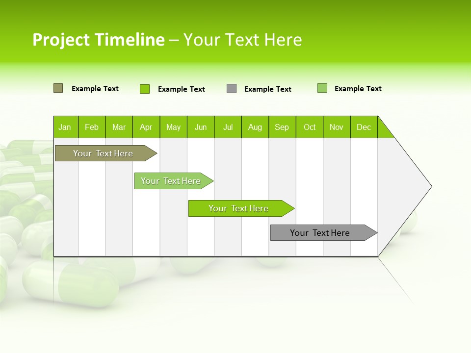 Pharmacy White Closeup PowerPoint Template