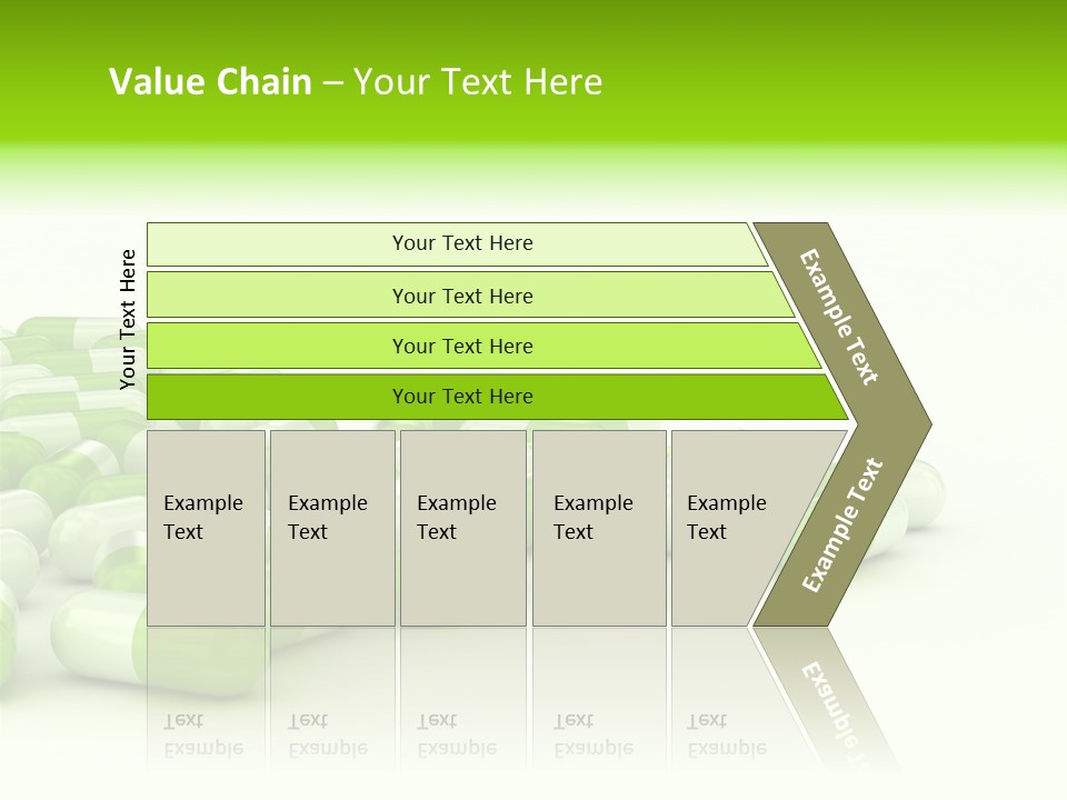 Pharmacy White Closeup PowerPoint Template