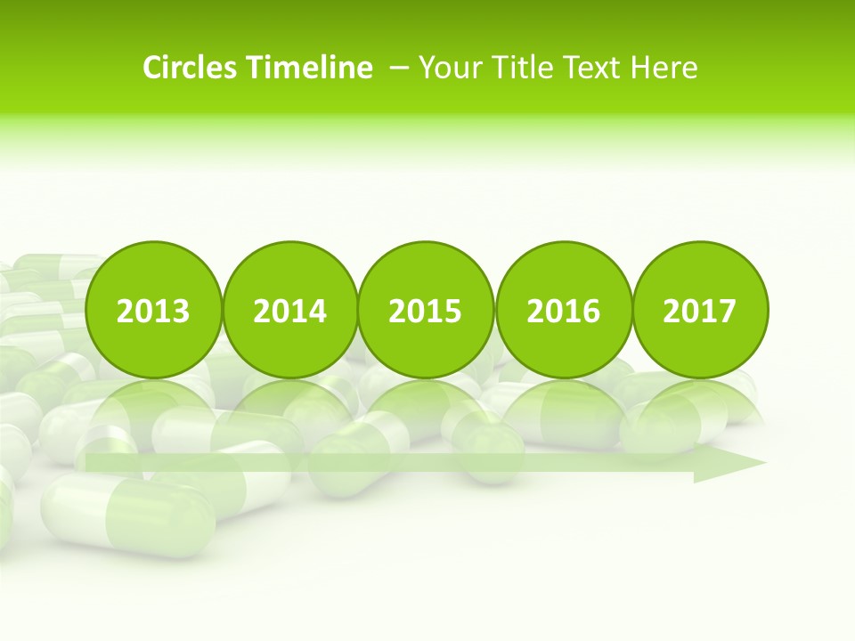 Pharmacy White Closeup PowerPoint Template