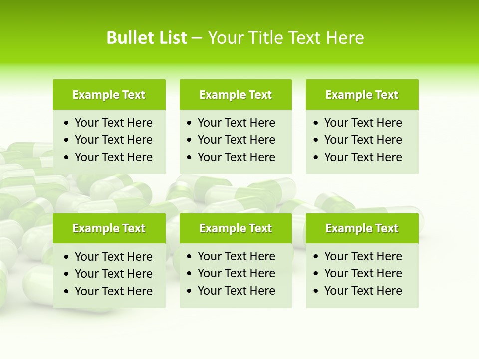 Pharmacy White Closeup PowerPoint Template