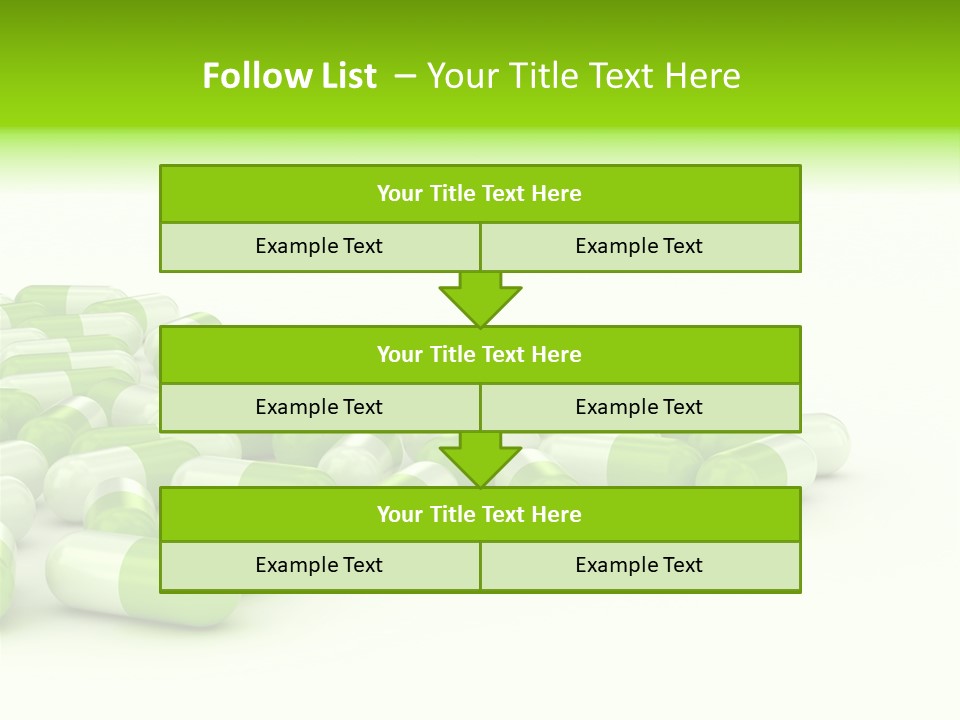 Pharmacy White Closeup PowerPoint Template