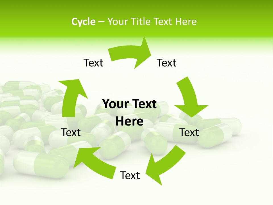 Pharmacy White Closeup PowerPoint Template