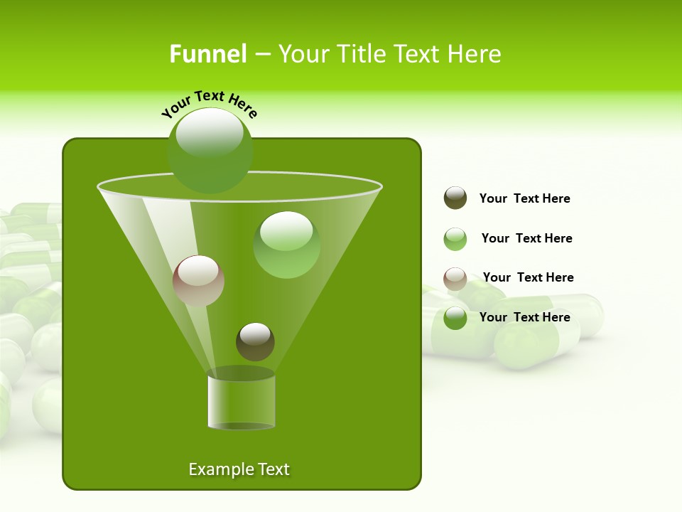 Pharmacy White Closeup PowerPoint Template
