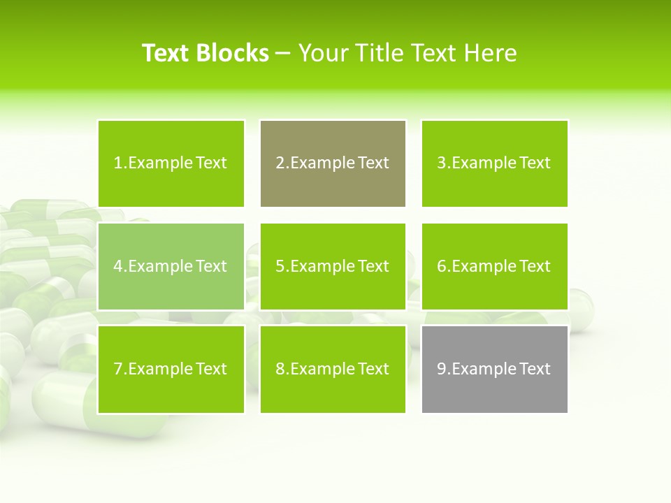 Pharmacy White Closeup PowerPoint Template