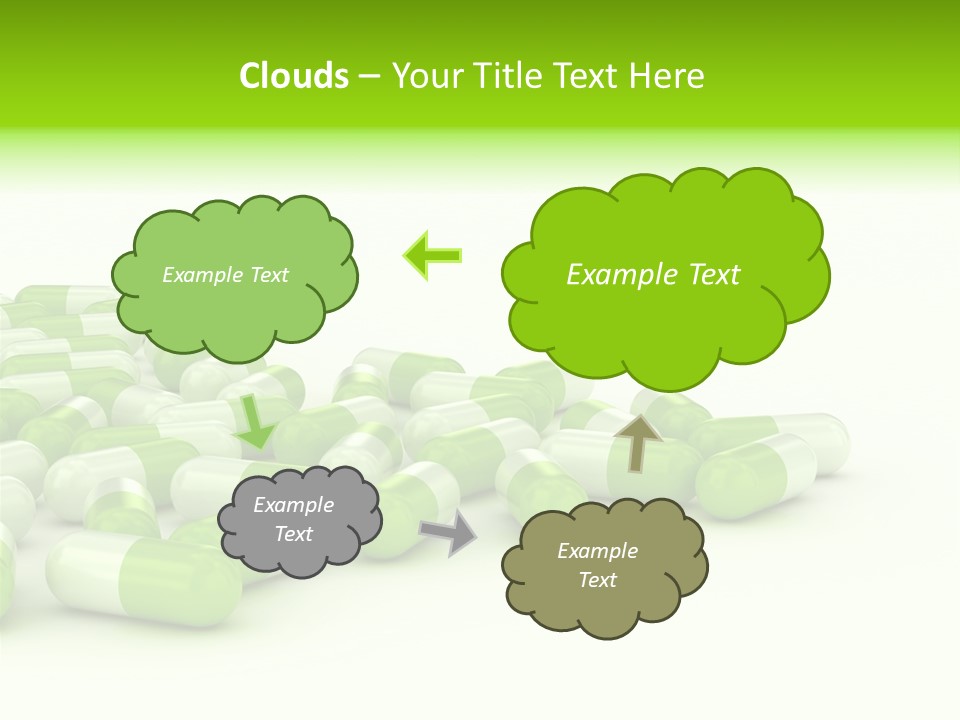 Pharmacy White Closeup PowerPoint Template