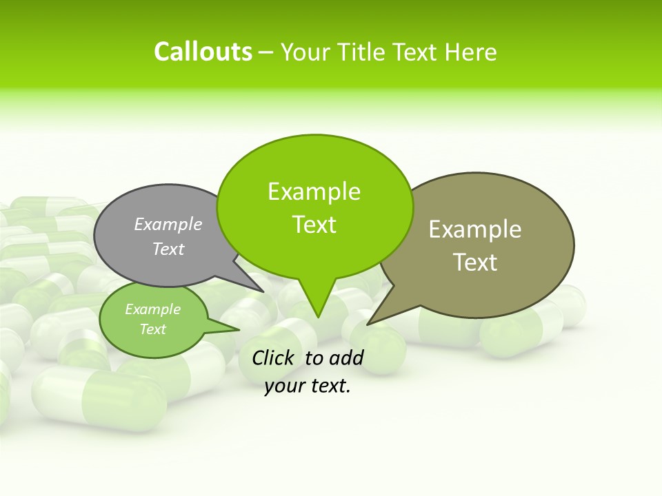 Pharmacy White Closeup PowerPoint Template