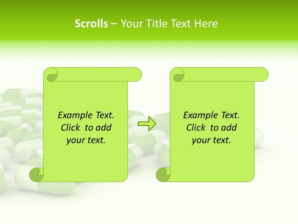 Pharmacy White Closeup PowerPoint Template