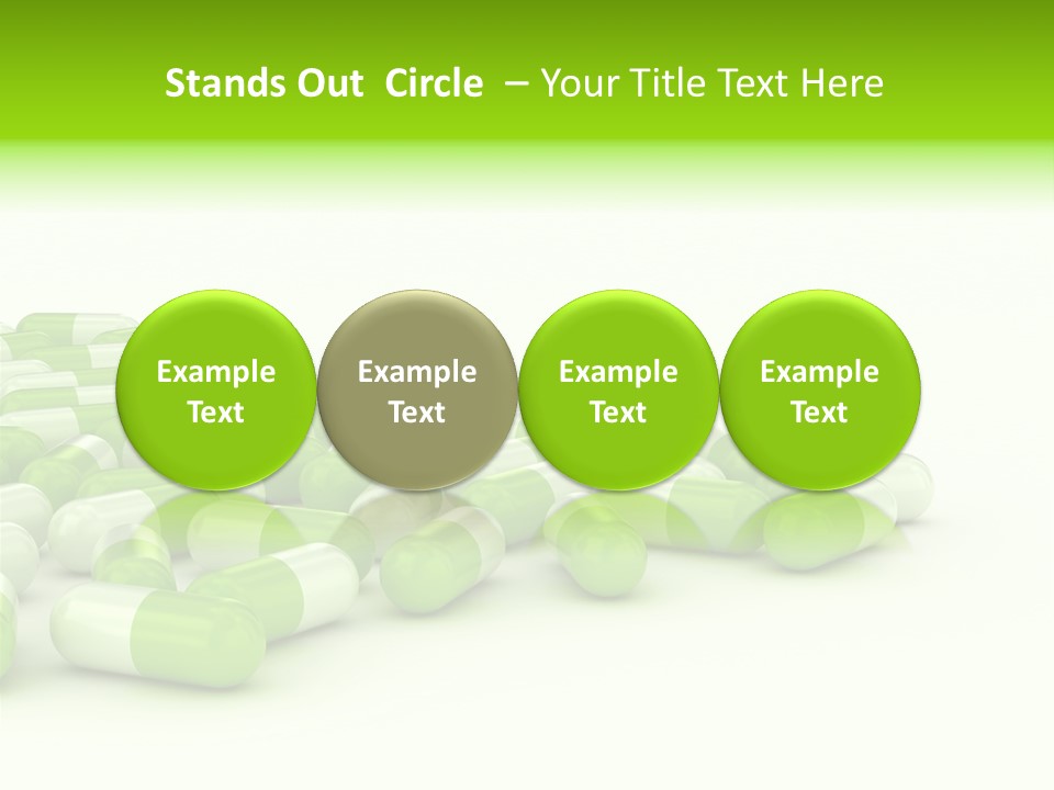 Pharmacy White Closeup PowerPoint Template