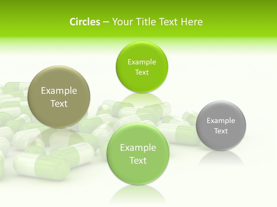 Pharmacy White Closeup PowerPoint Template