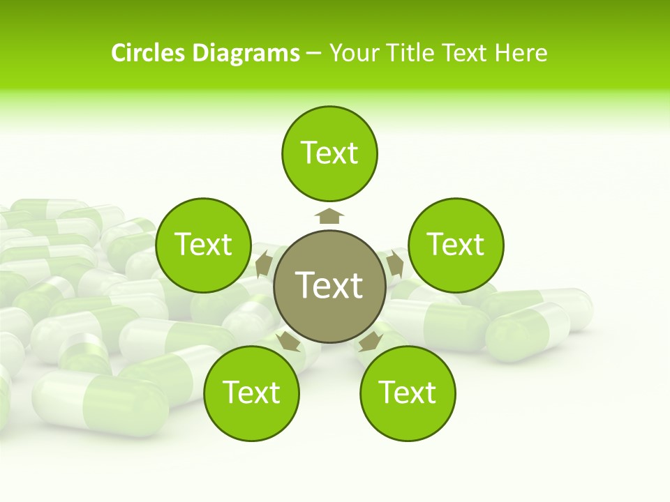 Pharmacy White Closeup PowerPoint Template