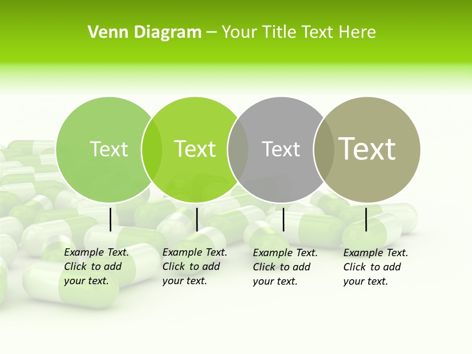 Pharmacy White Closeup PowerPoint Template