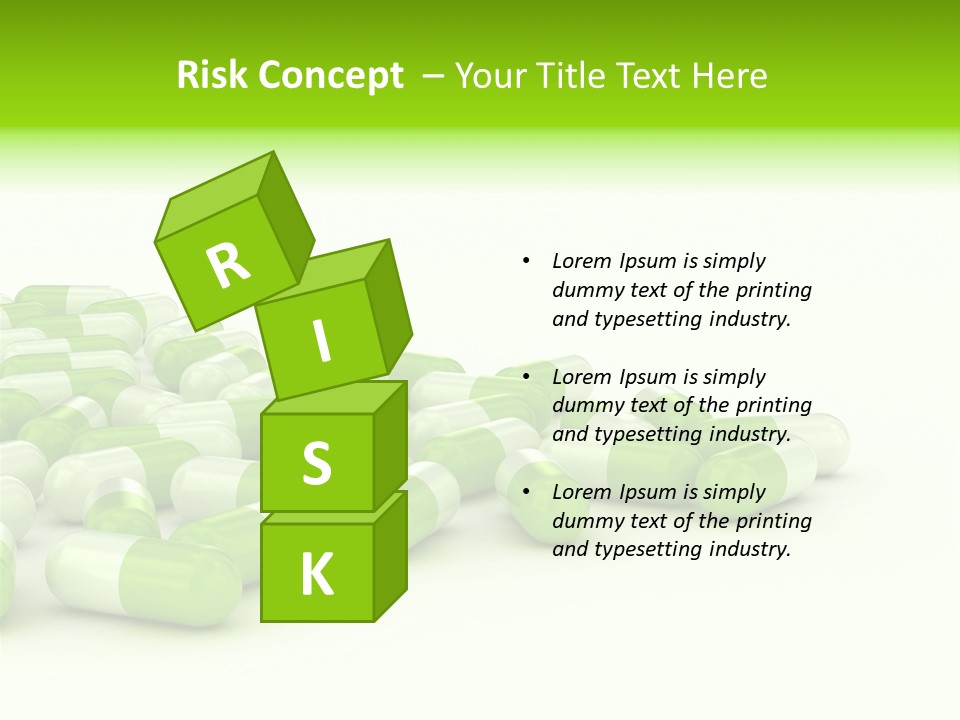 Pharmacy White Closeup PowerPoint Template