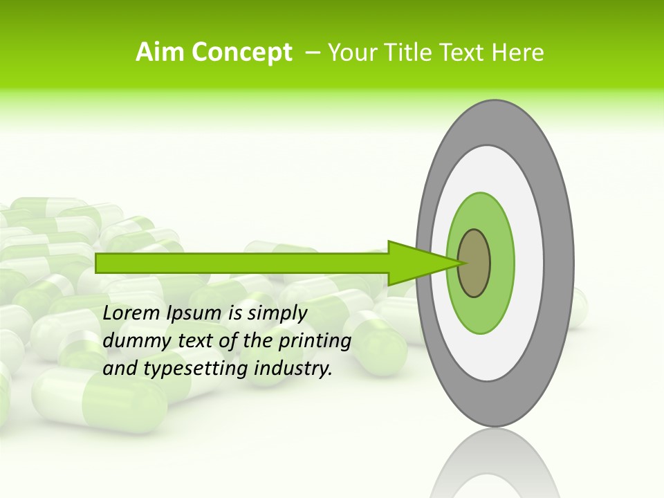 Pharmacy White Closeup PowerPoint Template