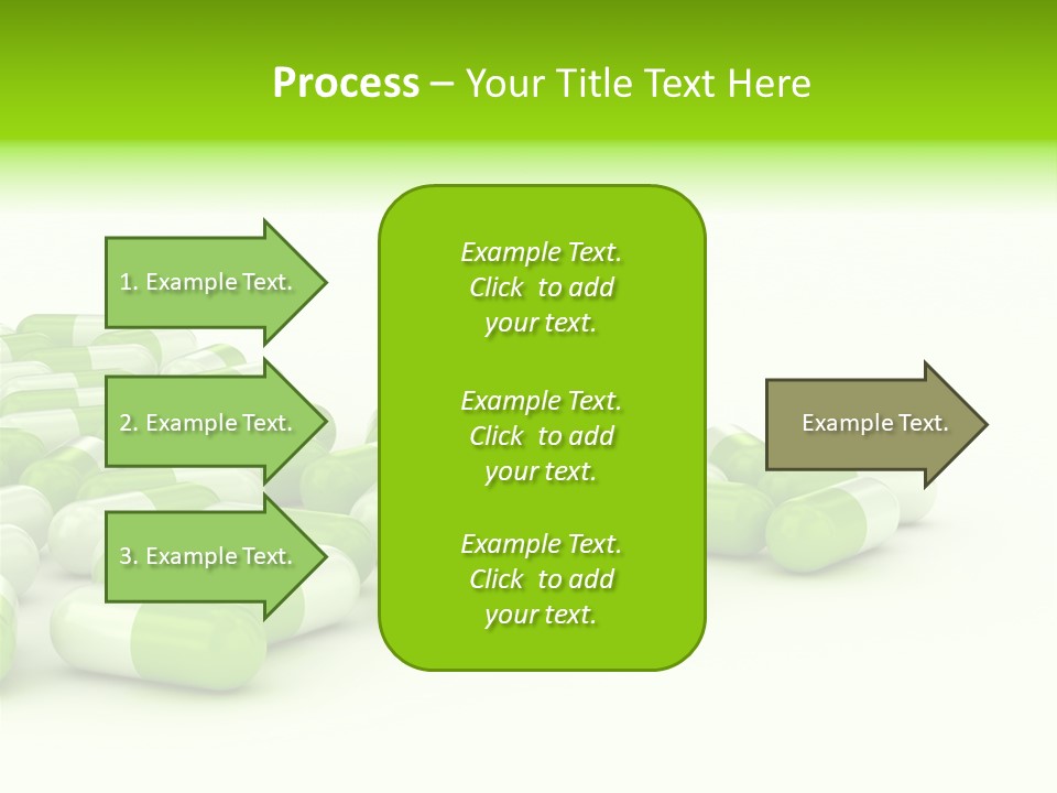 Pharmacy White Closeup PowerPoint Template