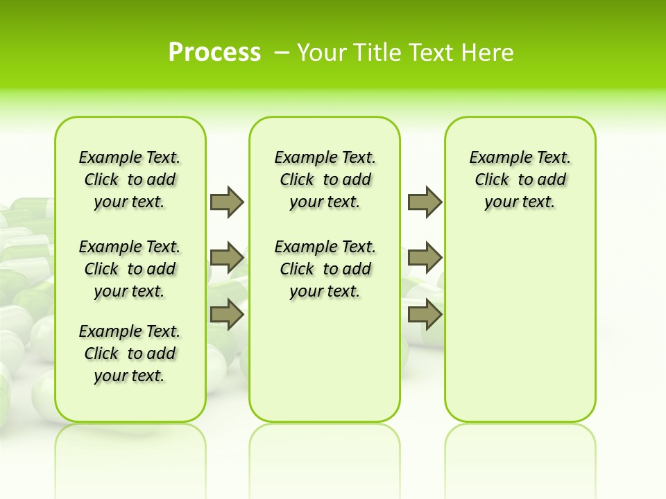 Pharmacy White Closeup PowerPoint Template