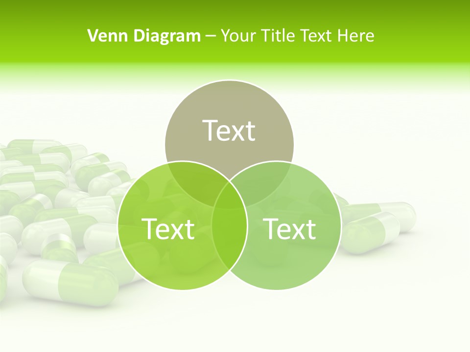 Pharmacy White Closeup PowerPoint Template