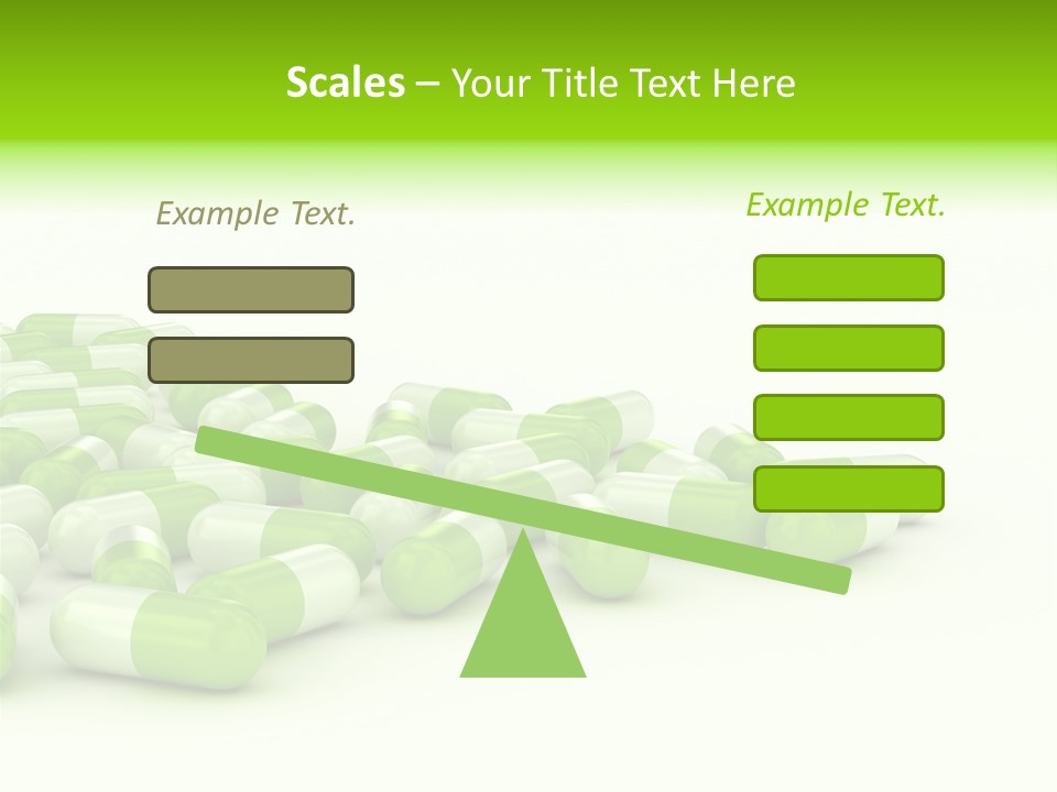 Pharmacy White Closeup PowerPoint Template