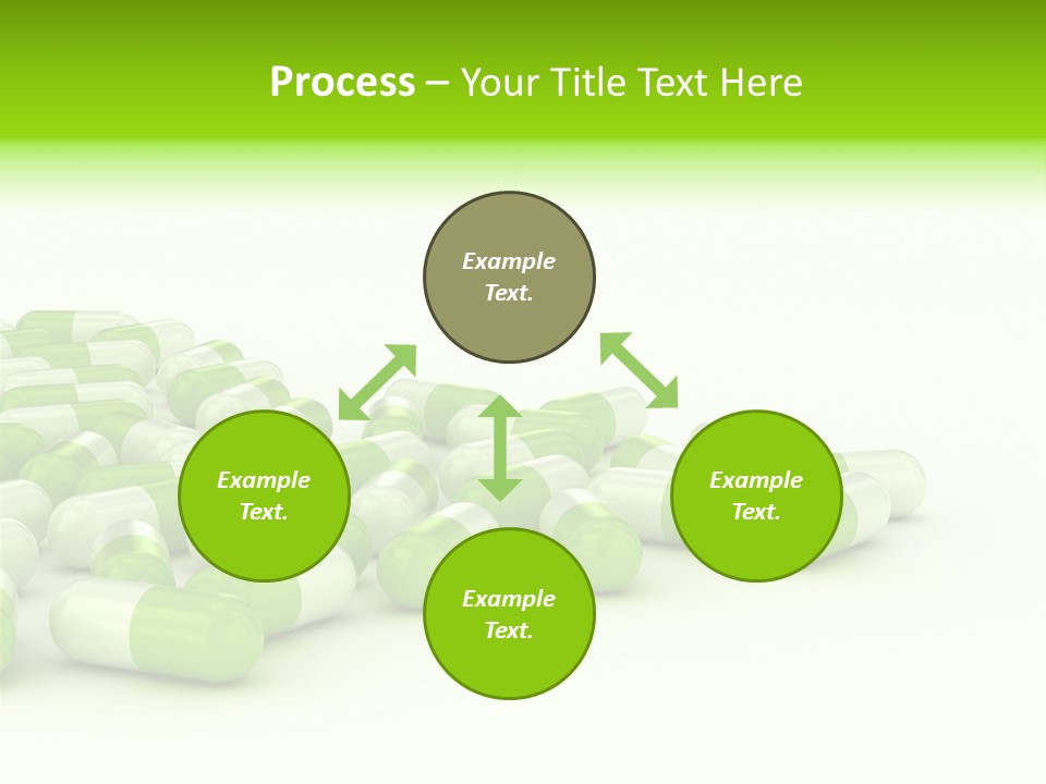 Pharmacy White Closeup PowerPoint Template