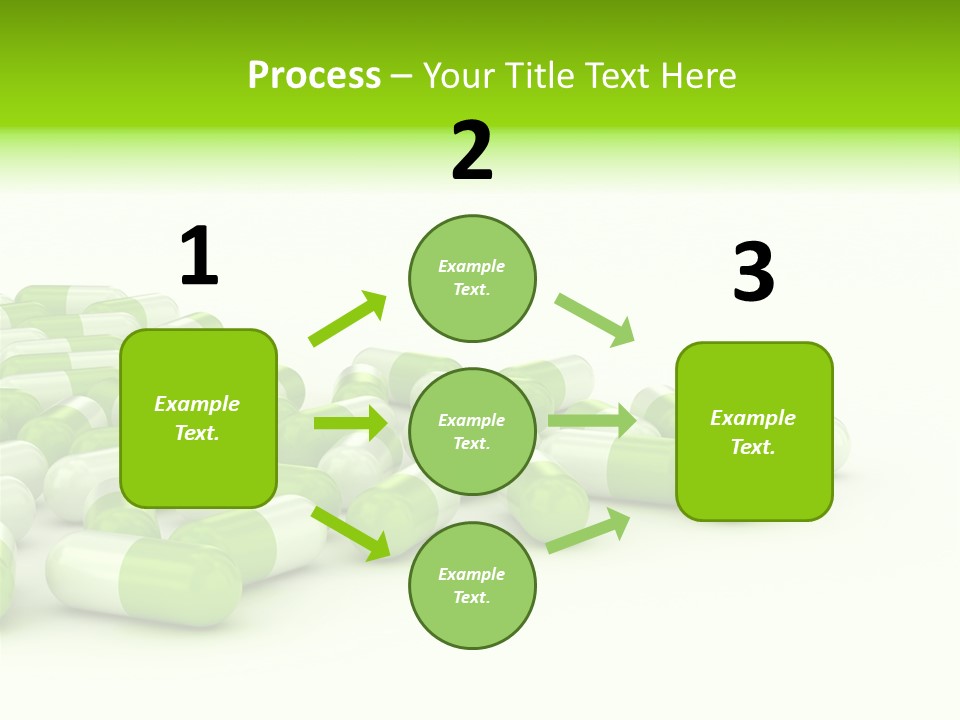 Pharmacy White Closeup PowerPoint Template
