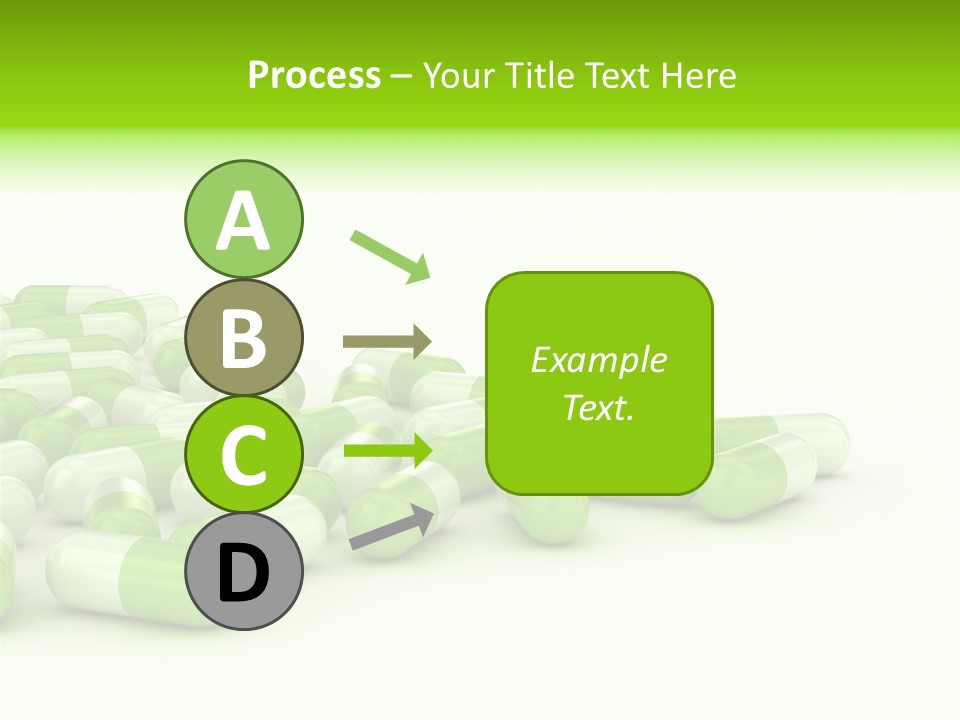 Pharmacy White Closeup PowerPoint Template