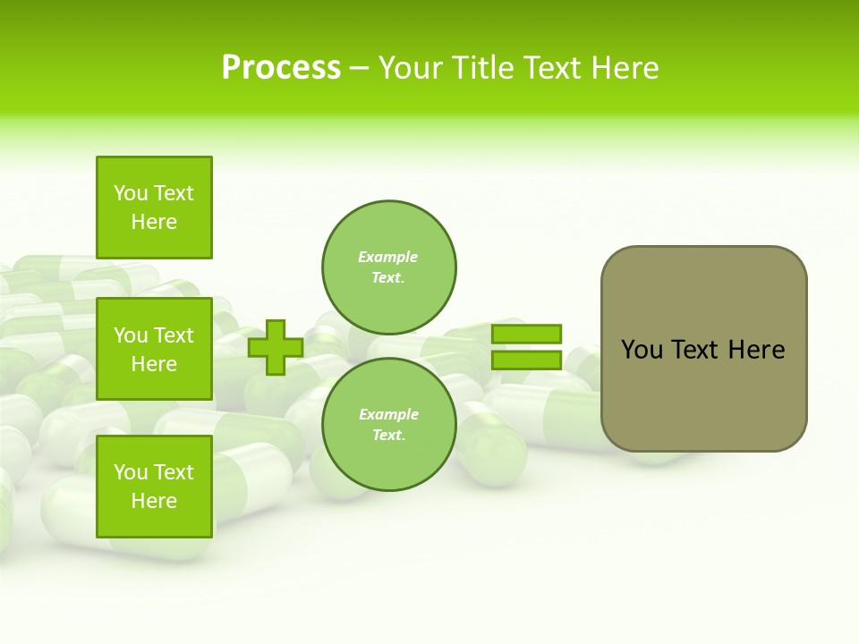 Pharmacy White Closeup PowerPoint Template