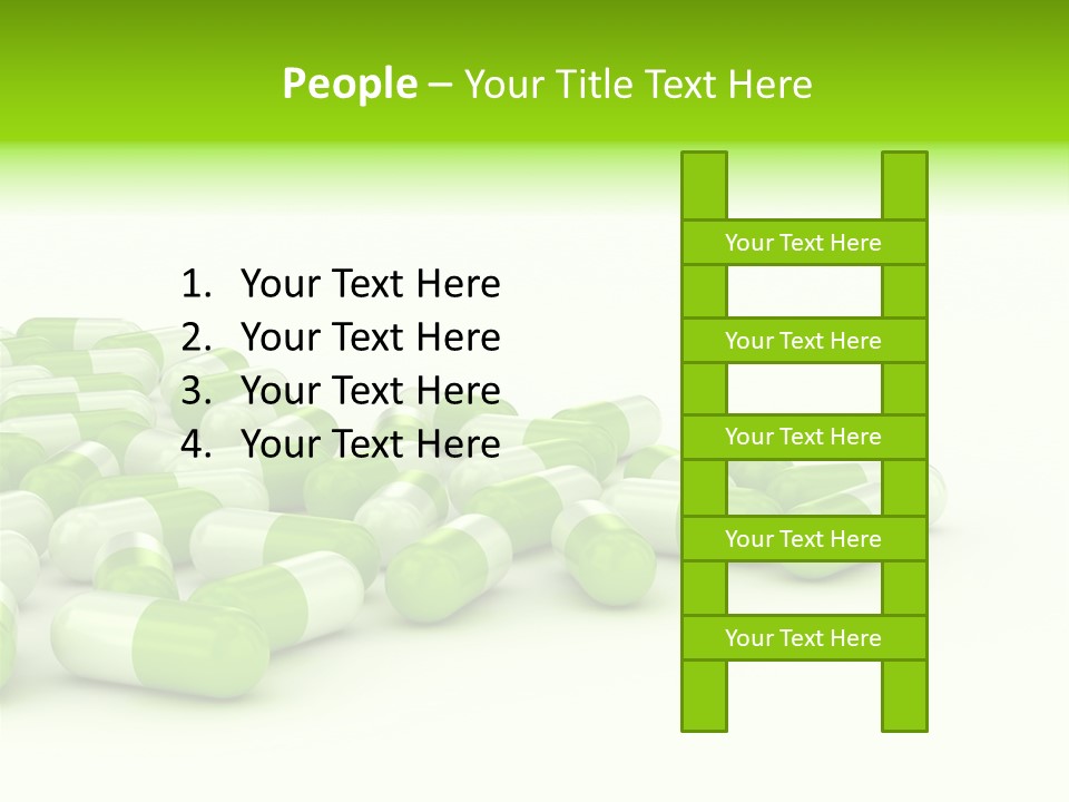 Pharmacy White Closeup PowerPoint Template