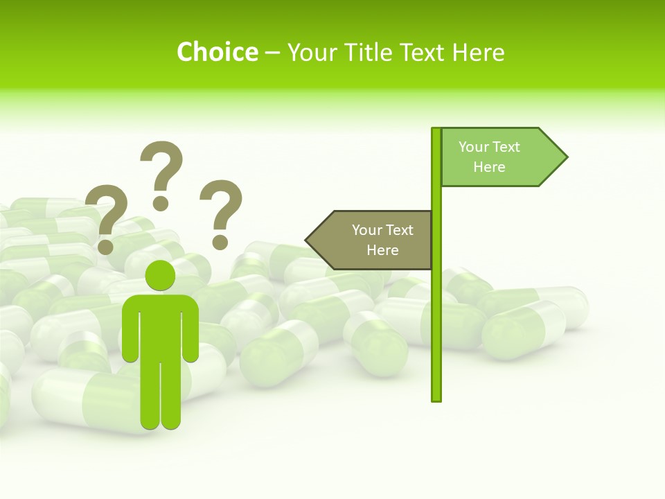 Pharmacy White Closeup PowerPoint Template