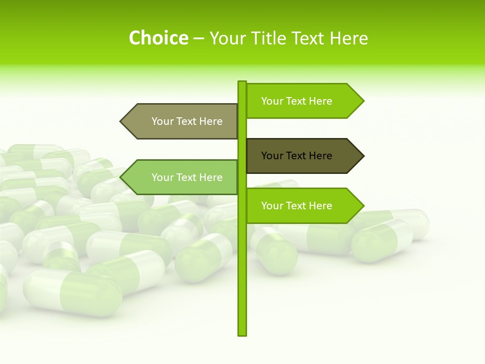 Pharmacy White Closeup PowerPoint Template