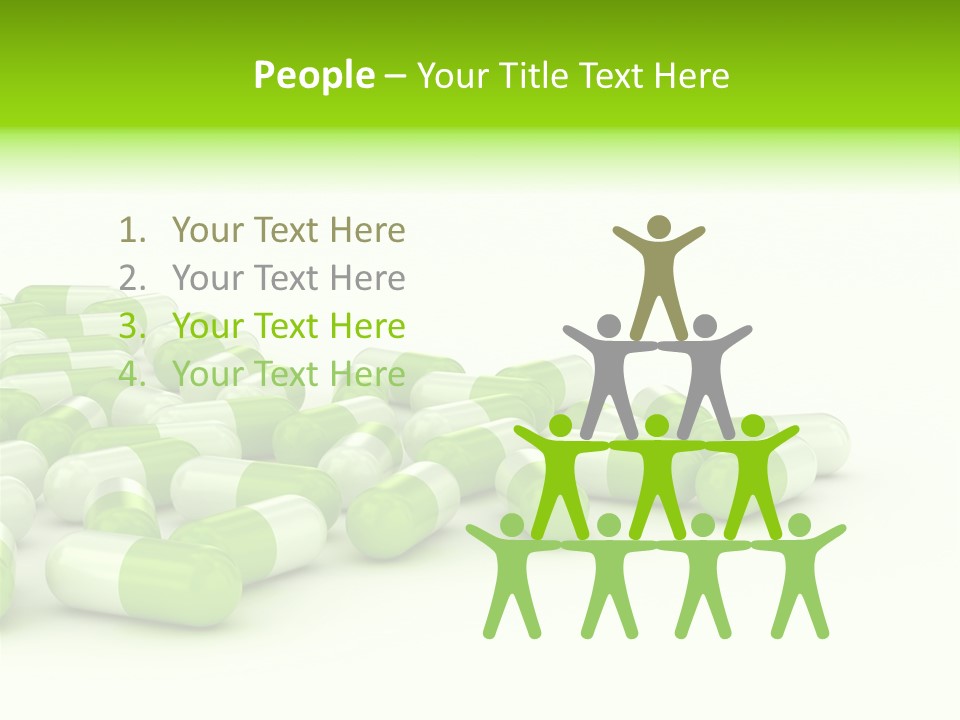 Pharmacy White Closeup PowerPoint Template