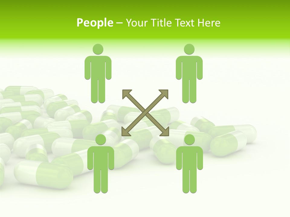 Pharmacy White Closeup PowerPoint Template