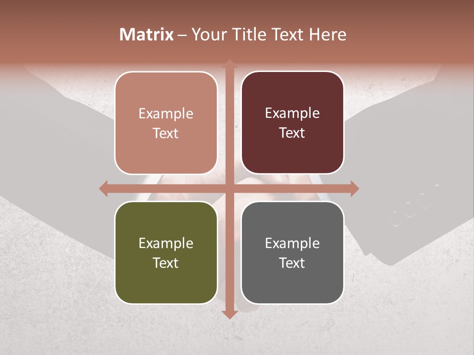 Businessman Trust Success PowerPoint Template
