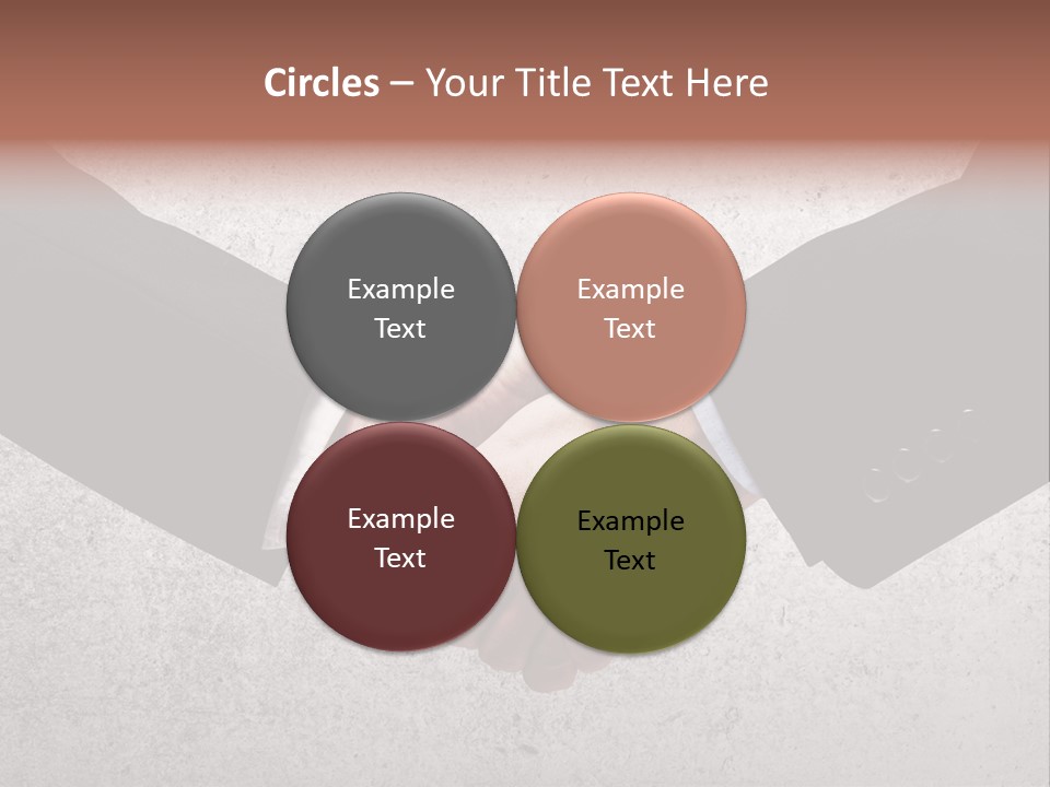 Businessman Trust Success PowerPoint Template