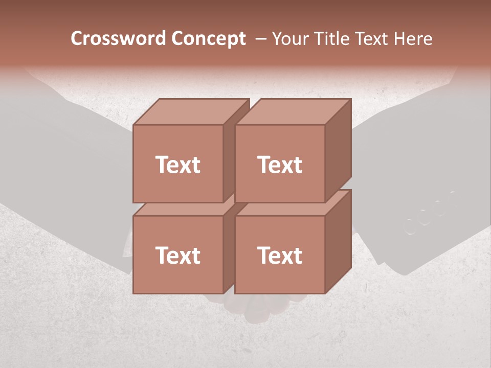 Businessman Trust Success PowerPoint Template