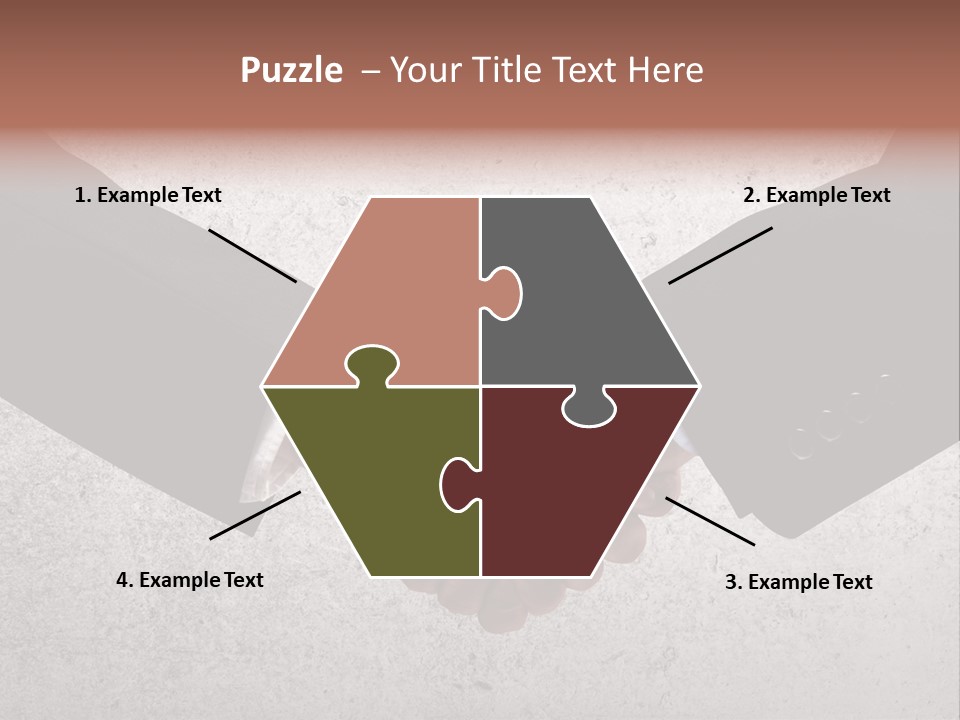 Businessman Trust Success PowerPoint Template