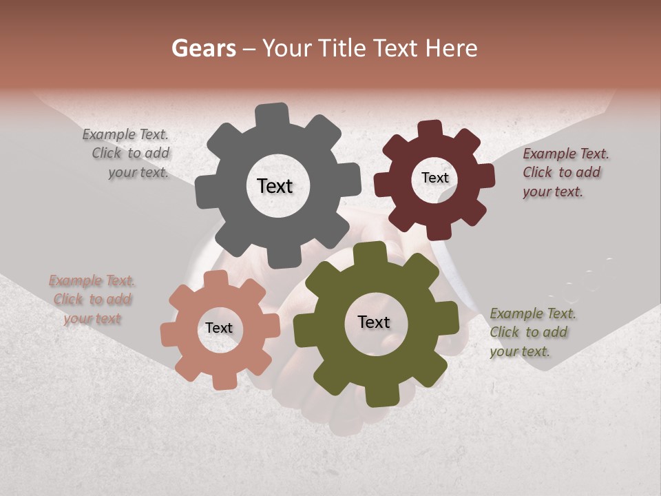 Businessman Trust Success PowerPoint Template