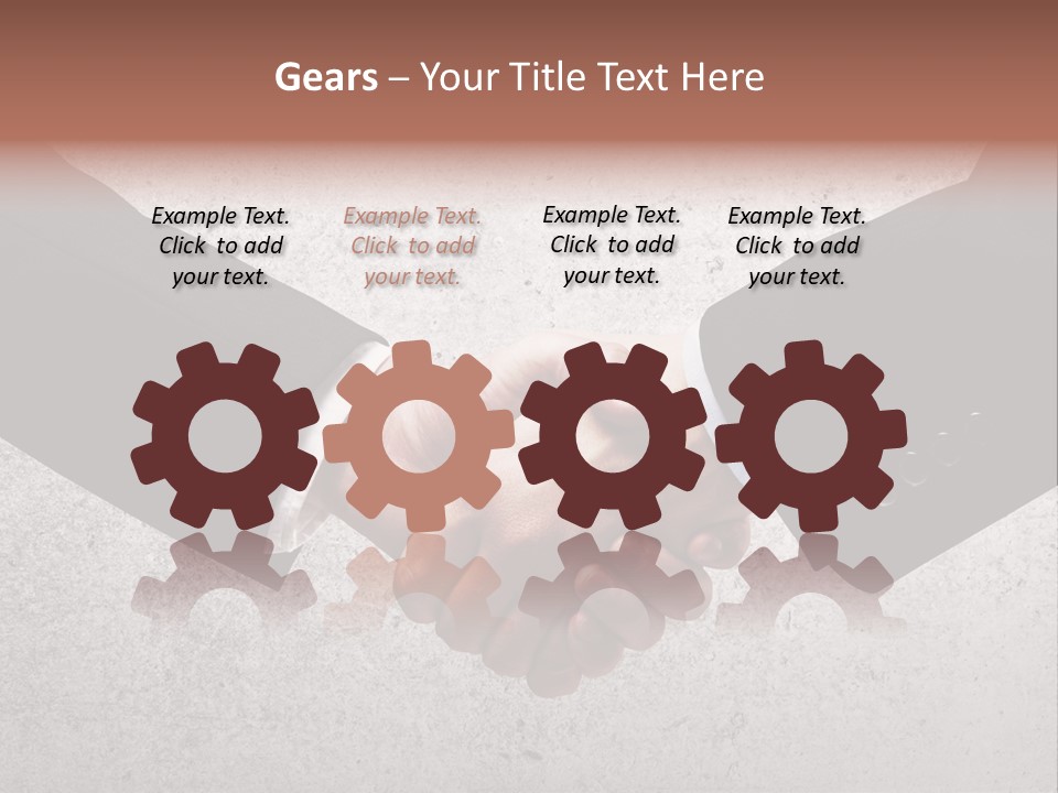 Businessman Trust Success PowerPoint Template