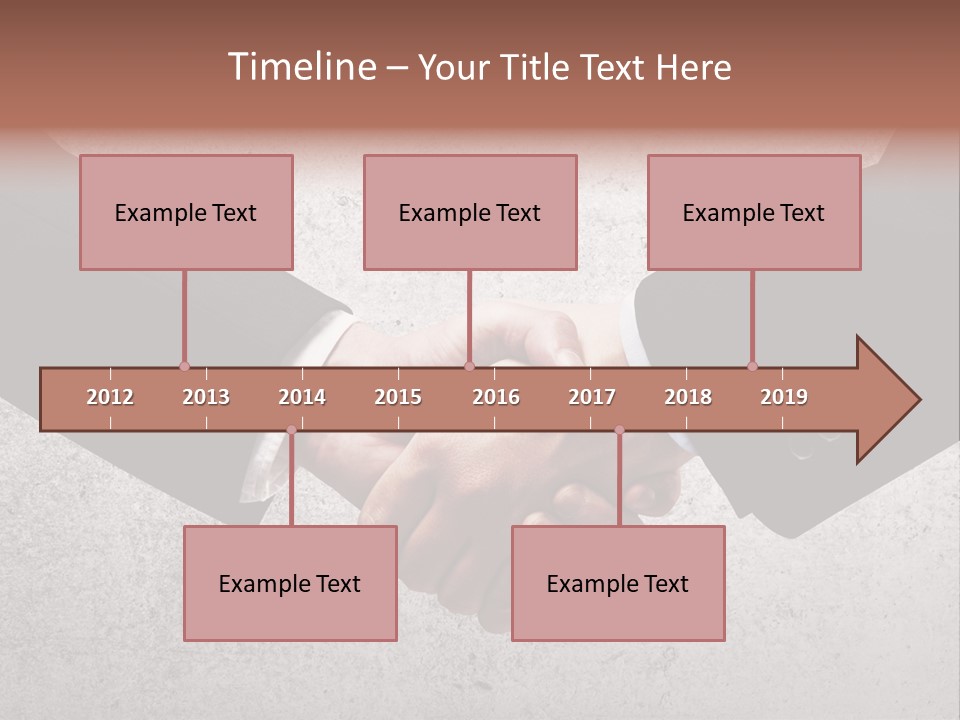 Businessman Trust Success PowerPoint Template