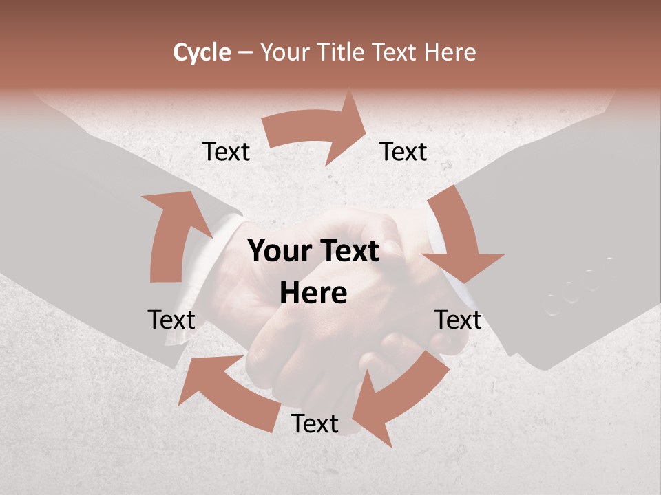 Businessman Trust Success PowerPoint Template