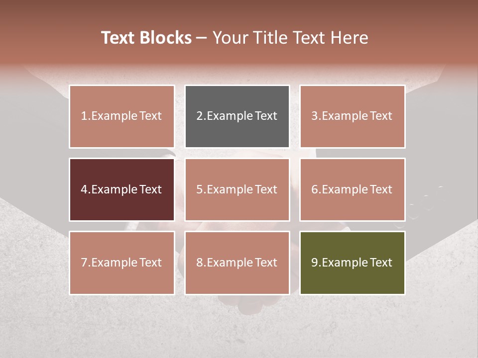 Businessman Trust Success PowerPoint Template