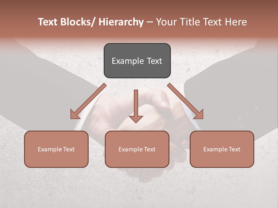 Businessman Trust Success PowerPoint Template
