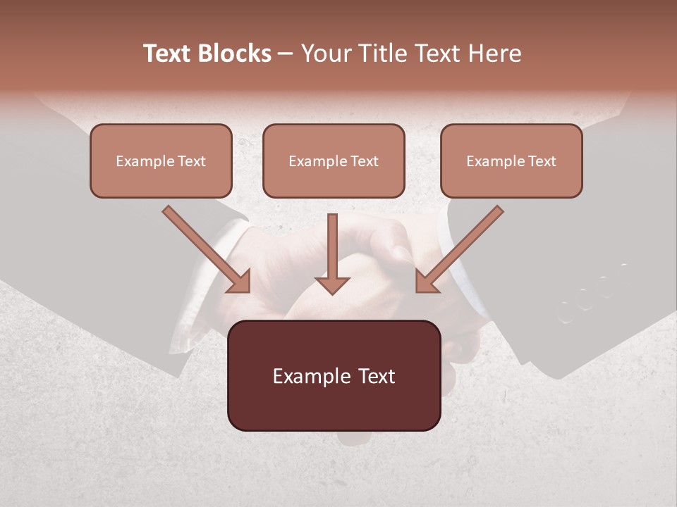 Businessman Trust Success PowerPoint Template