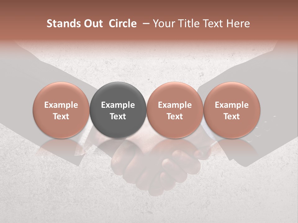 Businessman Trust Success PowerPoint Template