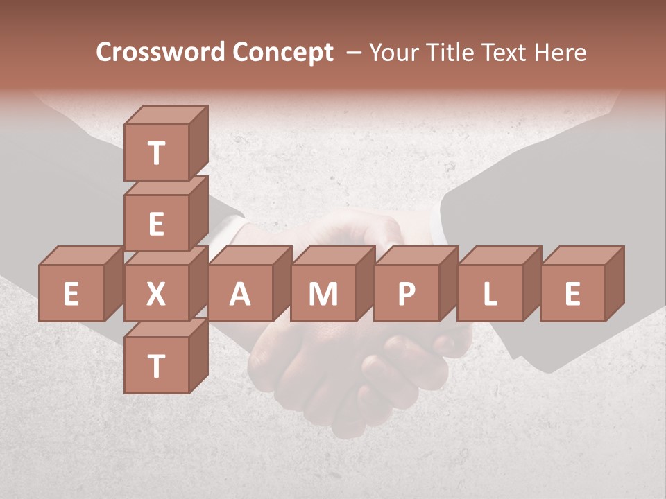 Businessman Trust Success PowerPoint Template