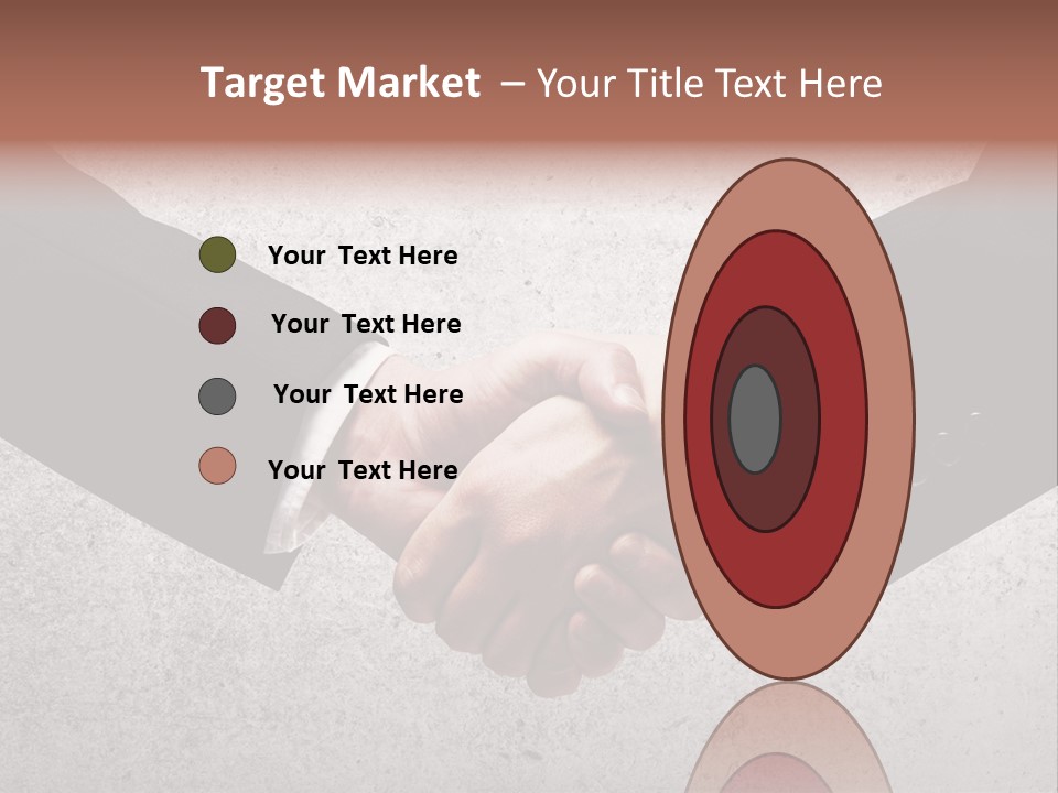 Businessman Trust Success PowerPoint Template