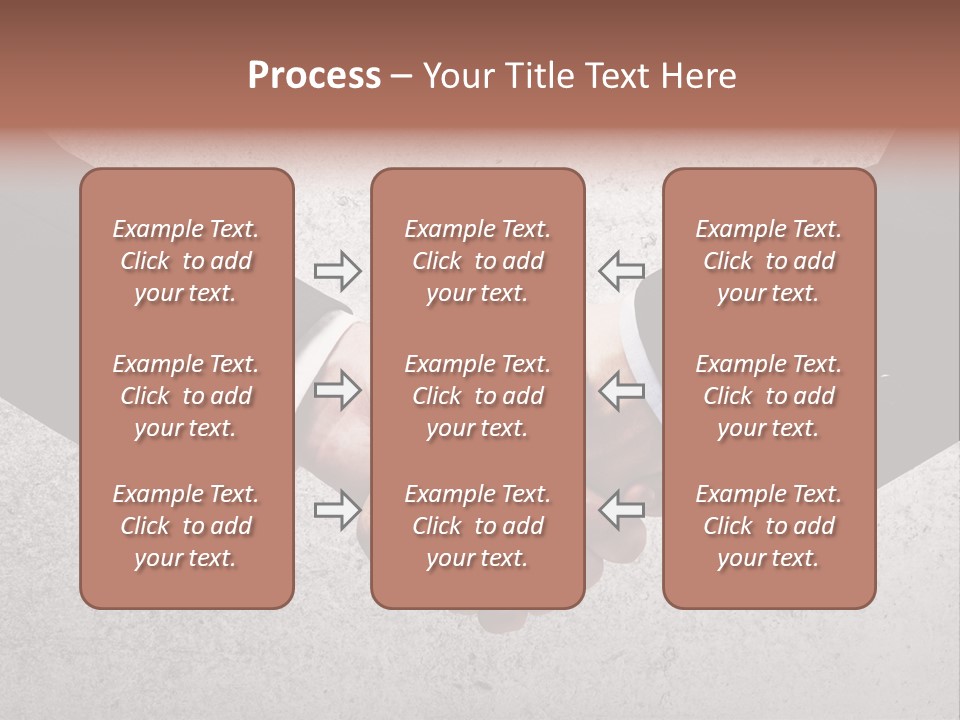 Businessman Trust Success PowerPoint Template