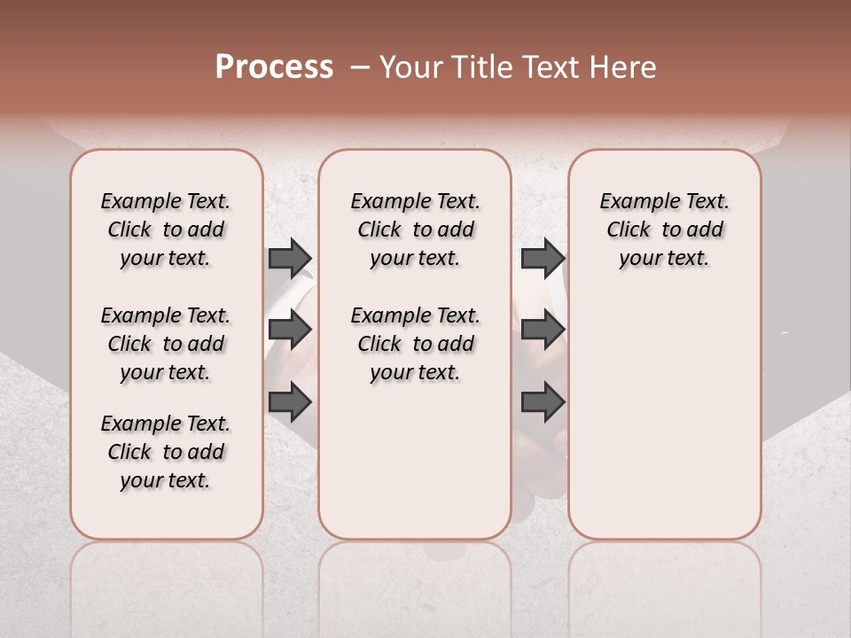 Businessman Trust Success PowerPoint Template