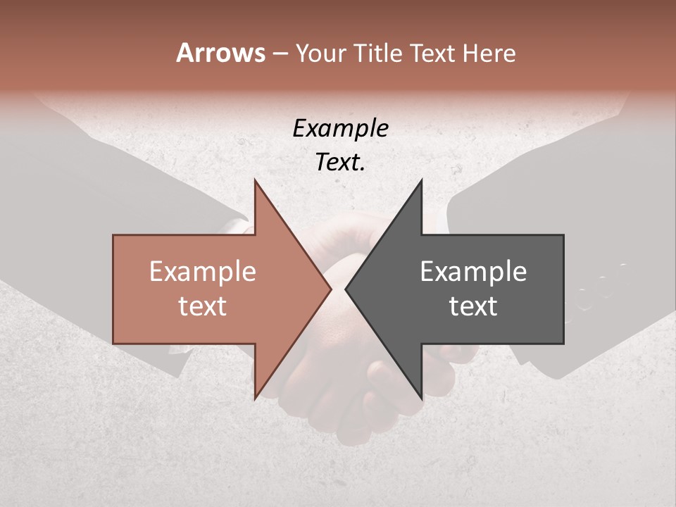 Businessman Trust Success PowerPoint Template